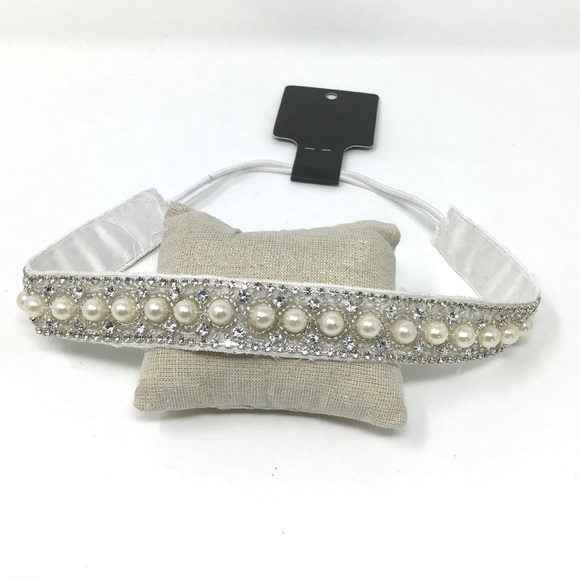 CRYSTAL BEADED BRIDAL/HEADBAND - Picture 3 of 11